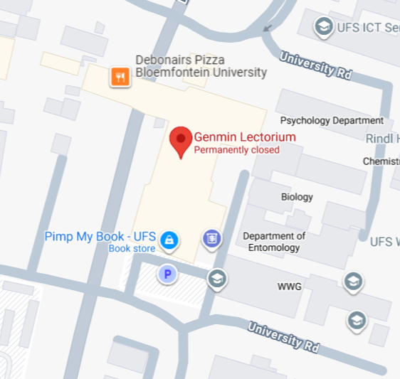 Map location for Gemin B Lecture Hall